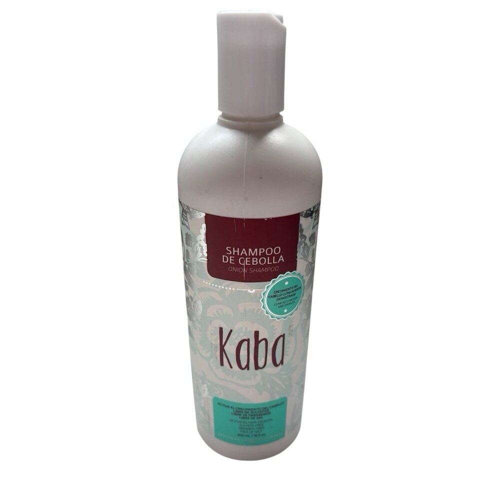 Kaba Onion Shampoo 500ml - Hair Growth Sulfate Paraben Salt-Free - New